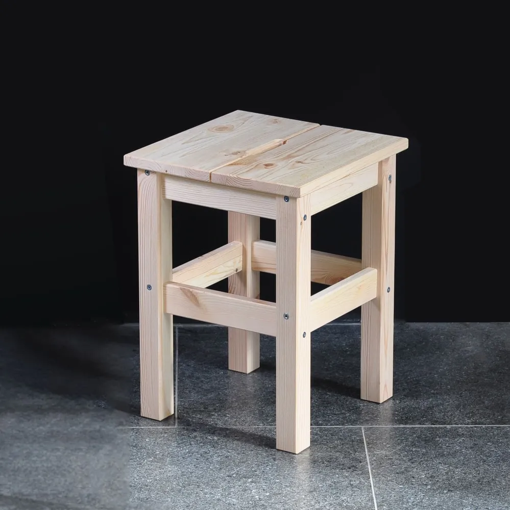 Wooden Stool 2
